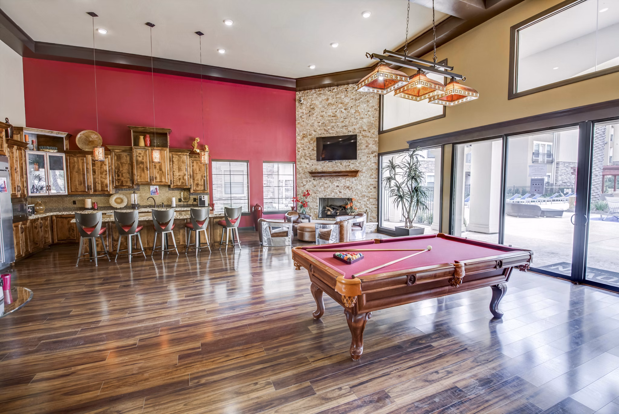 clubhouse at Uptown Square Apartments