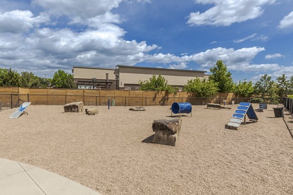 dog park at Outlook Littleton Apartments