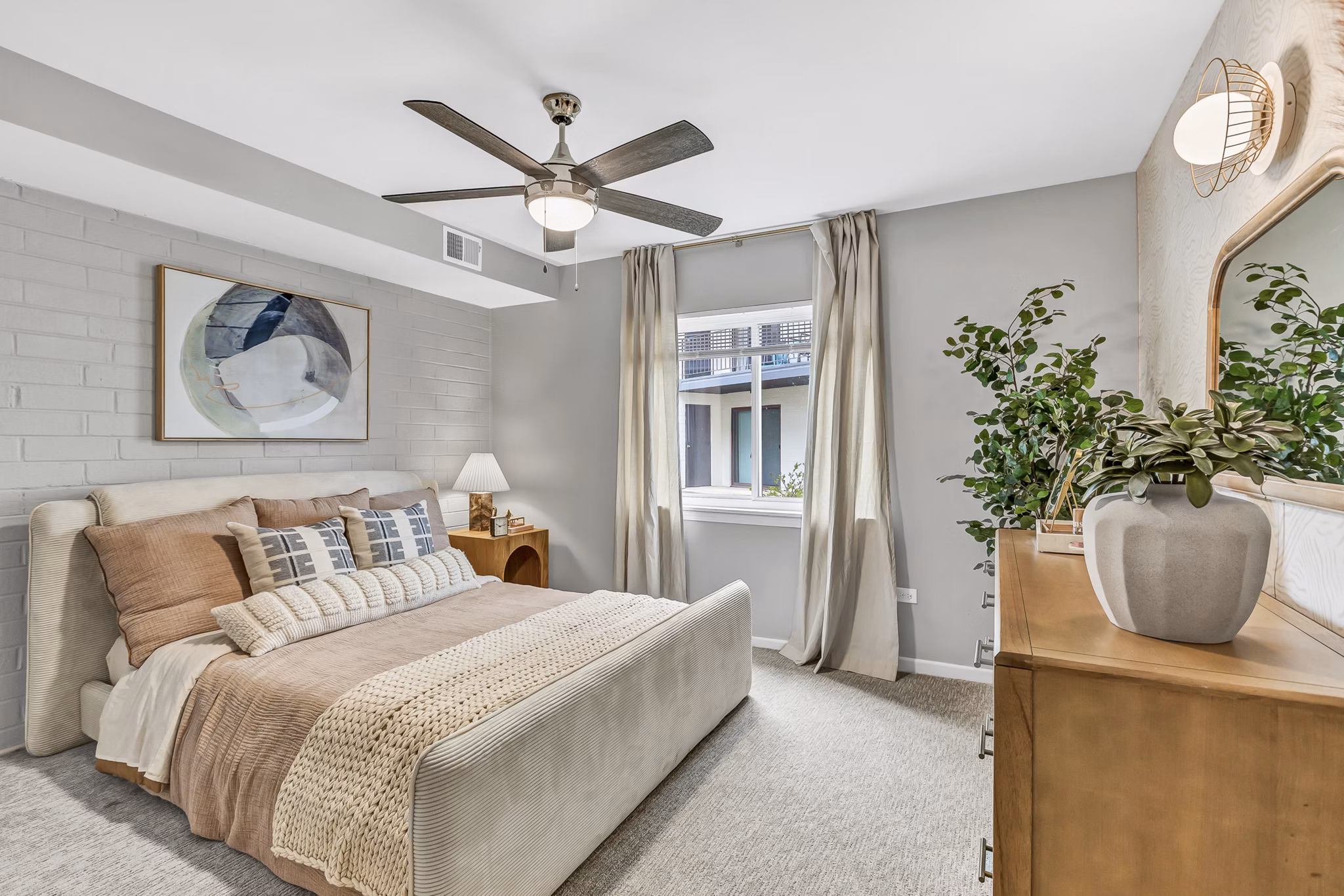 bedroom at Albion on Lake Cook Apartments 