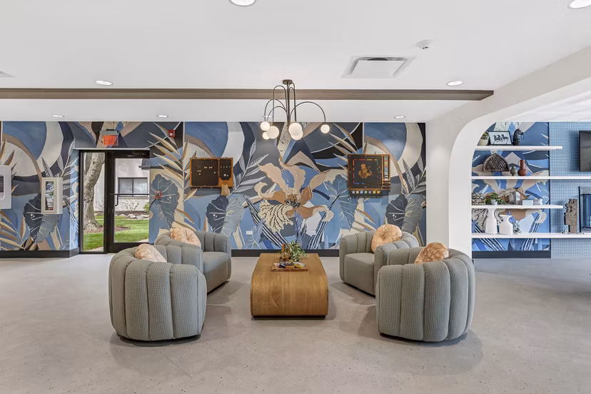 clubhouse at Albion on Lake Cook Apartments 