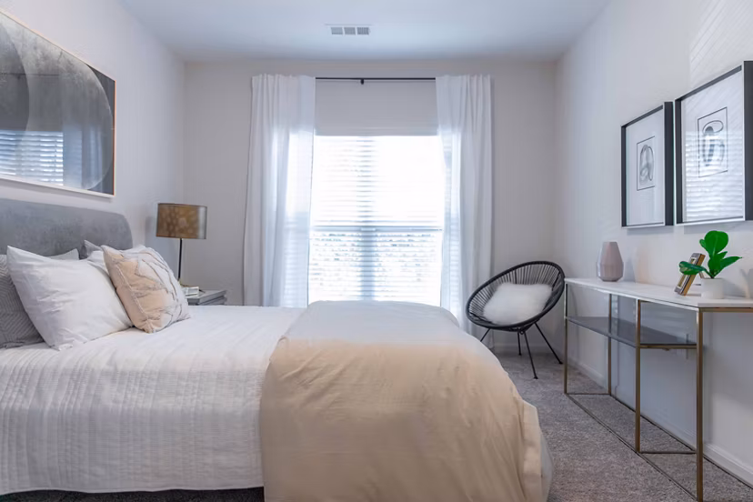 bedroom at The Residences at Springfield Station Apartments