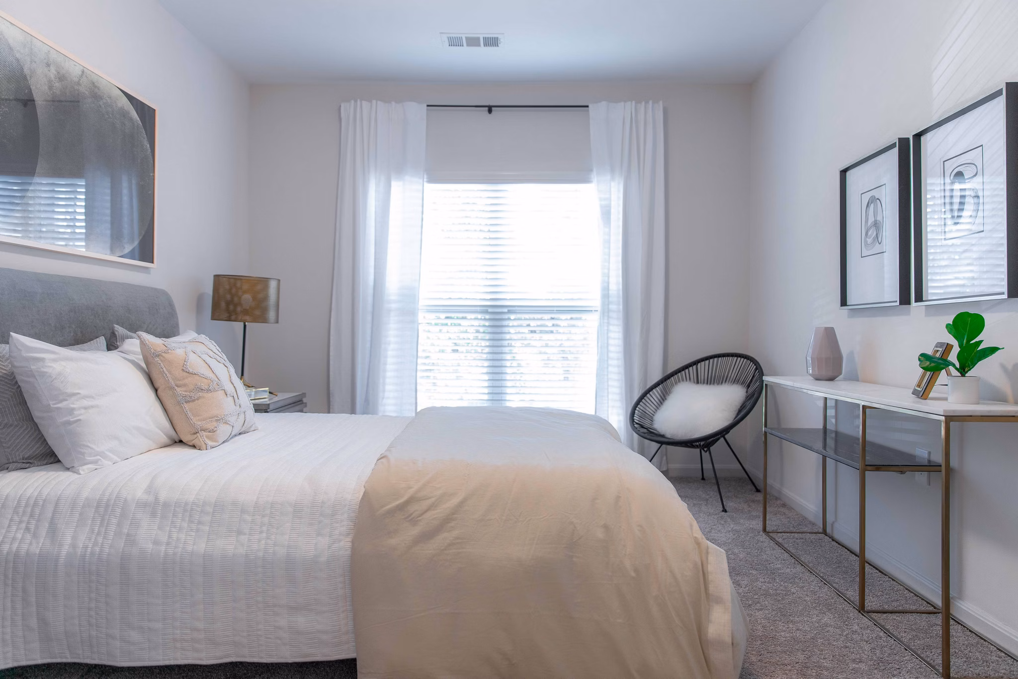 bedroom at The Residences at Springfield Station Apartments