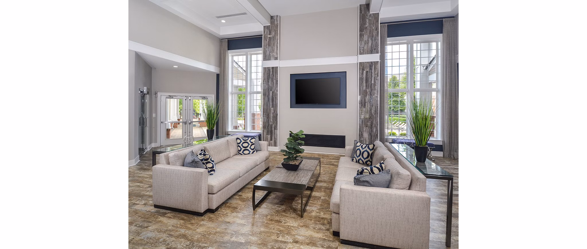 clubhouse at The Residences at Springfield Station Apartments
