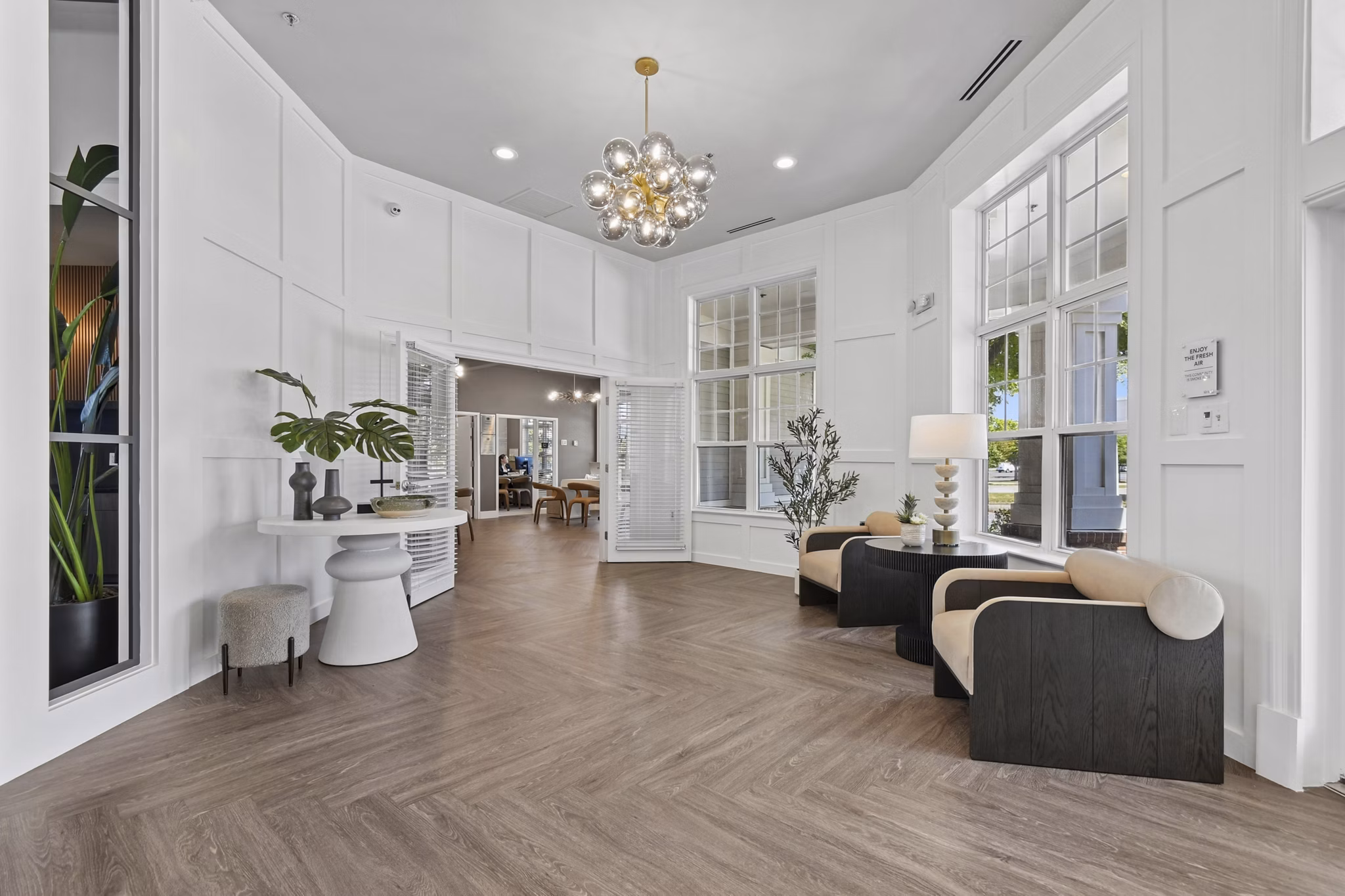 clubhouse at The Residences at Springfield Station Apartments