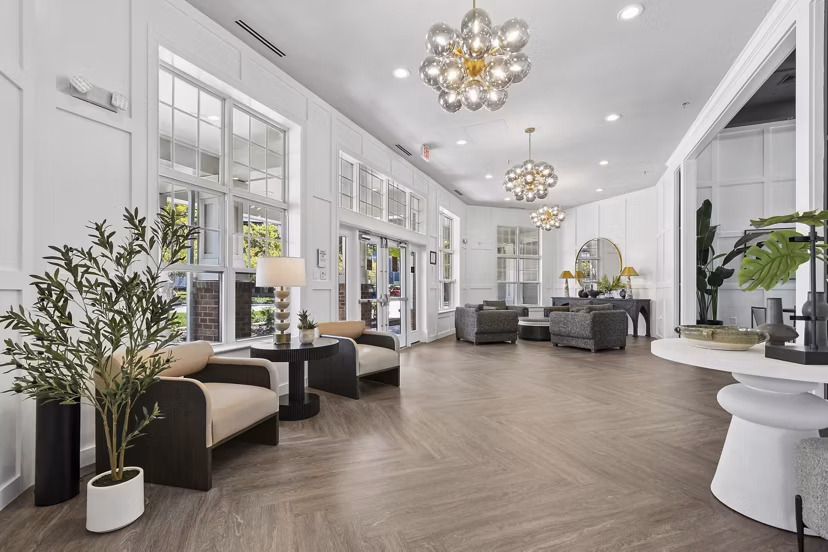 clubhouse at The Residences at Springfield Station Apartments