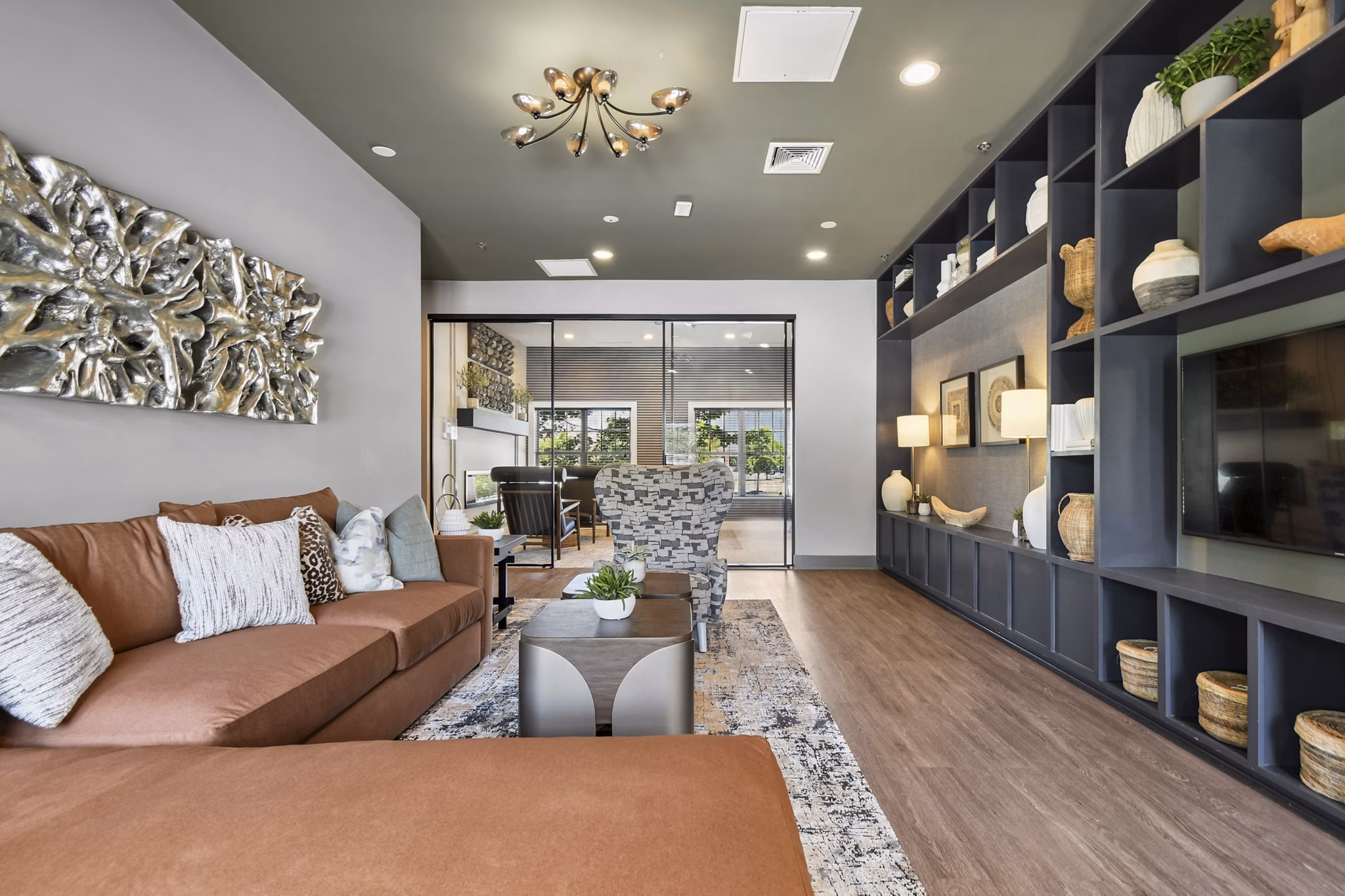 clubhouse at The Residences at Springfield Station Apartments