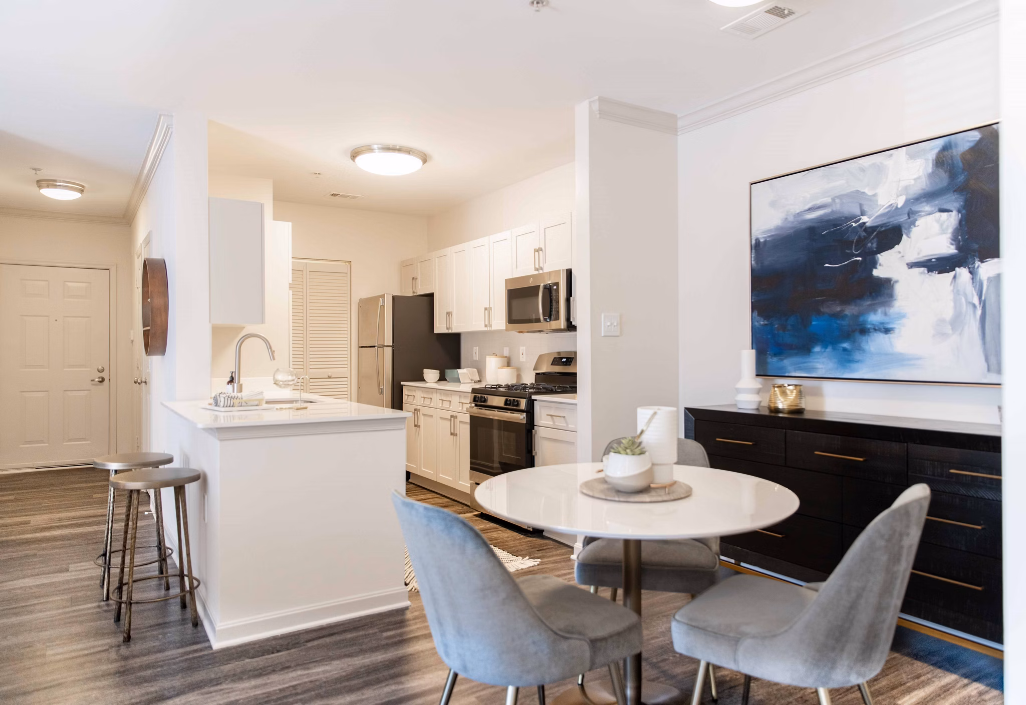 kitchen at The Residences at Springfield Station Apartments