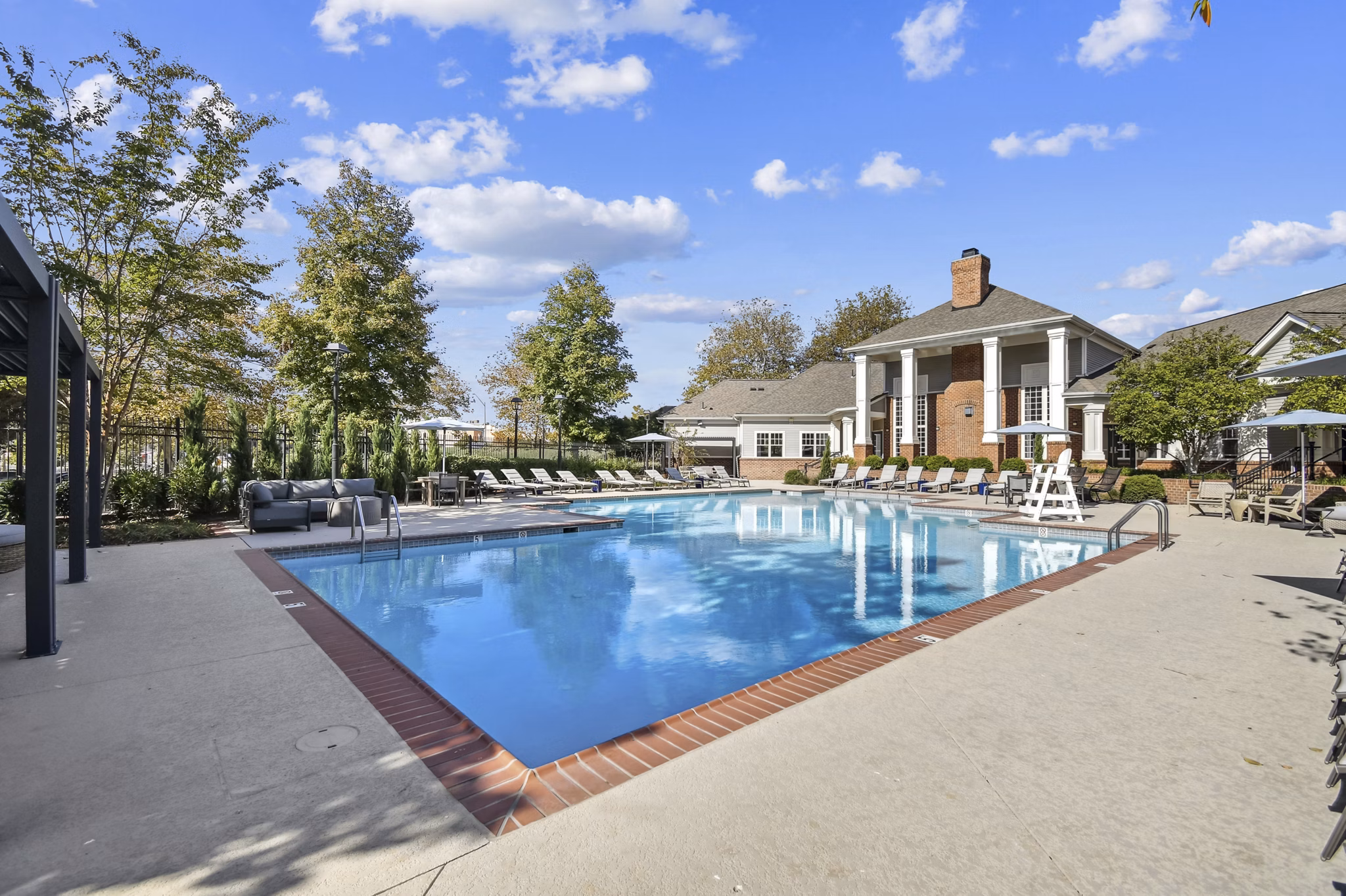 pool at The Residences at Springfield Station Apartments