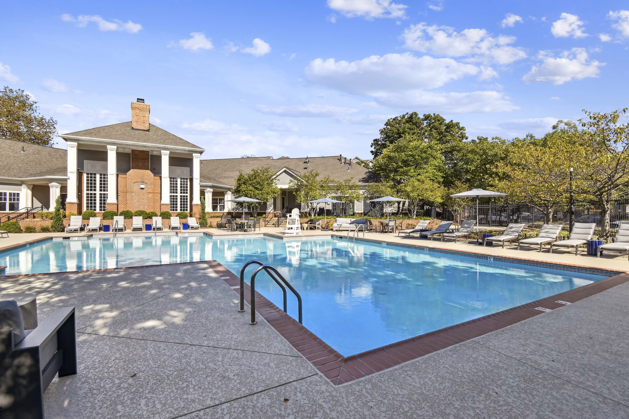 pool at The Residences at Springfield Station Apartments