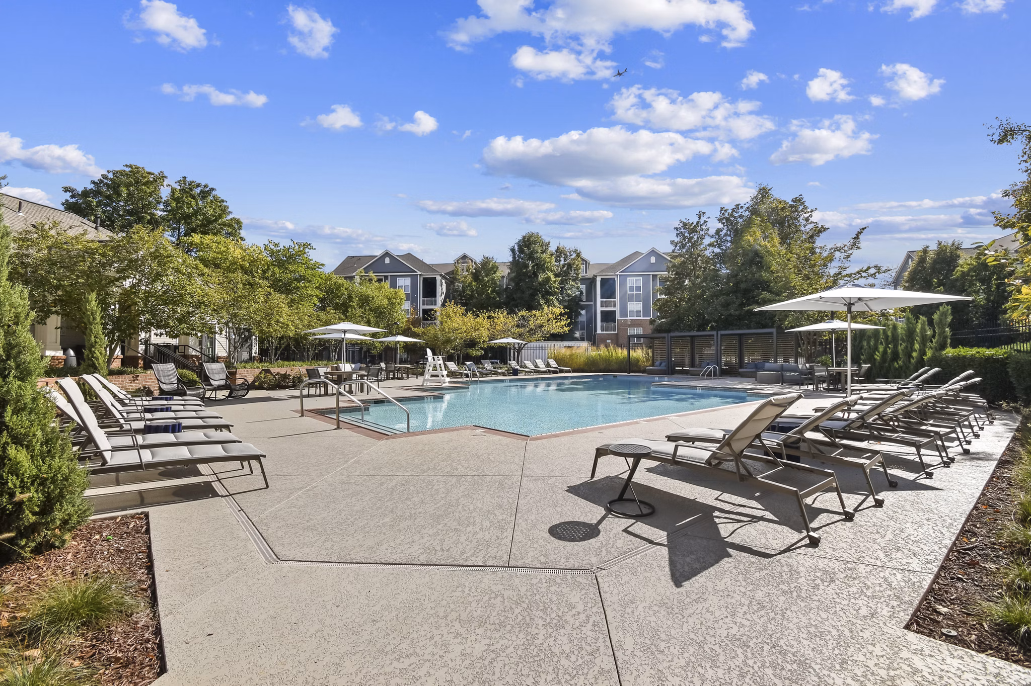 pool at The Residences at Springfield Station Apartments