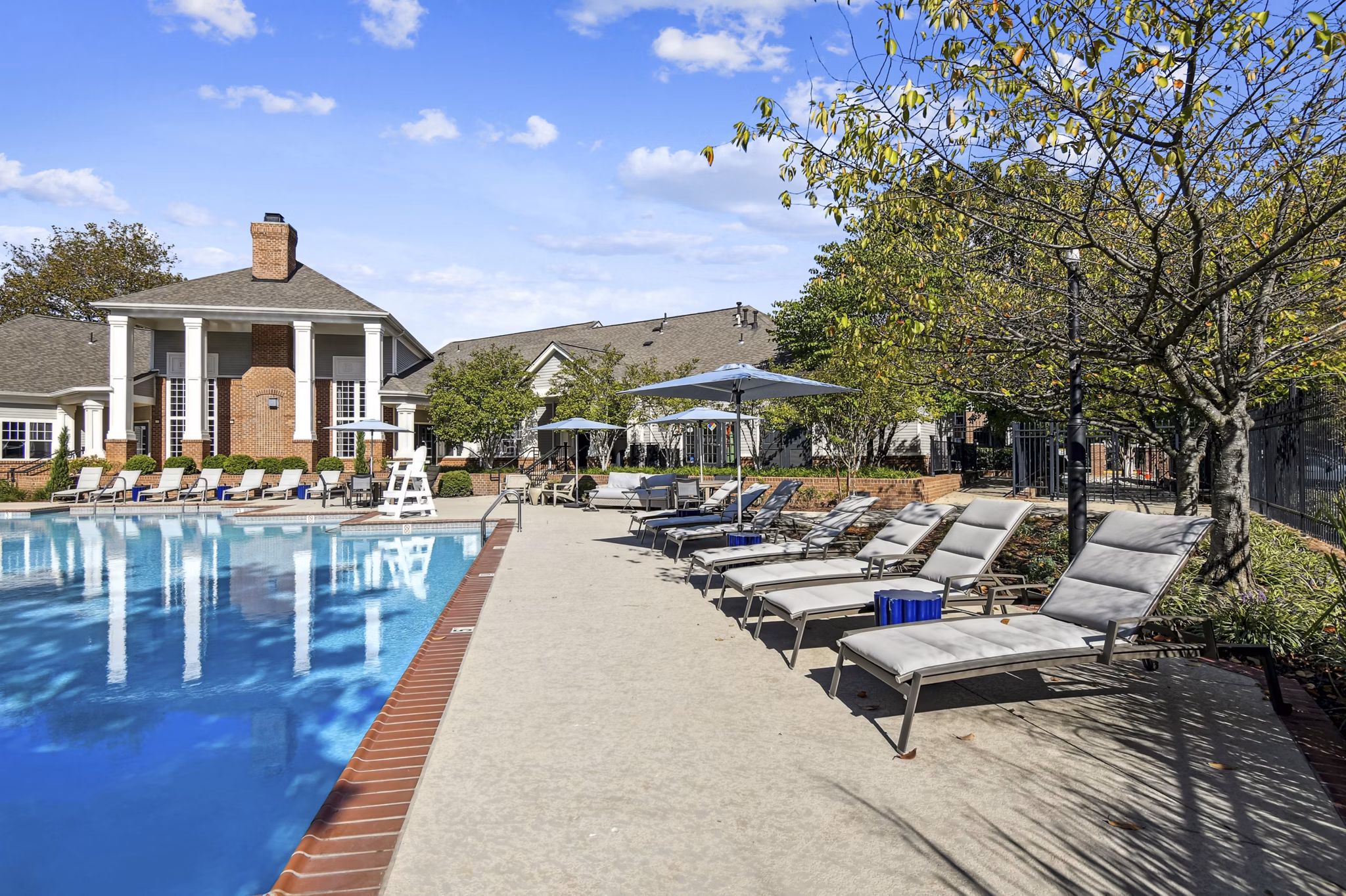 pool at The Residences at Springfield Station Apartments