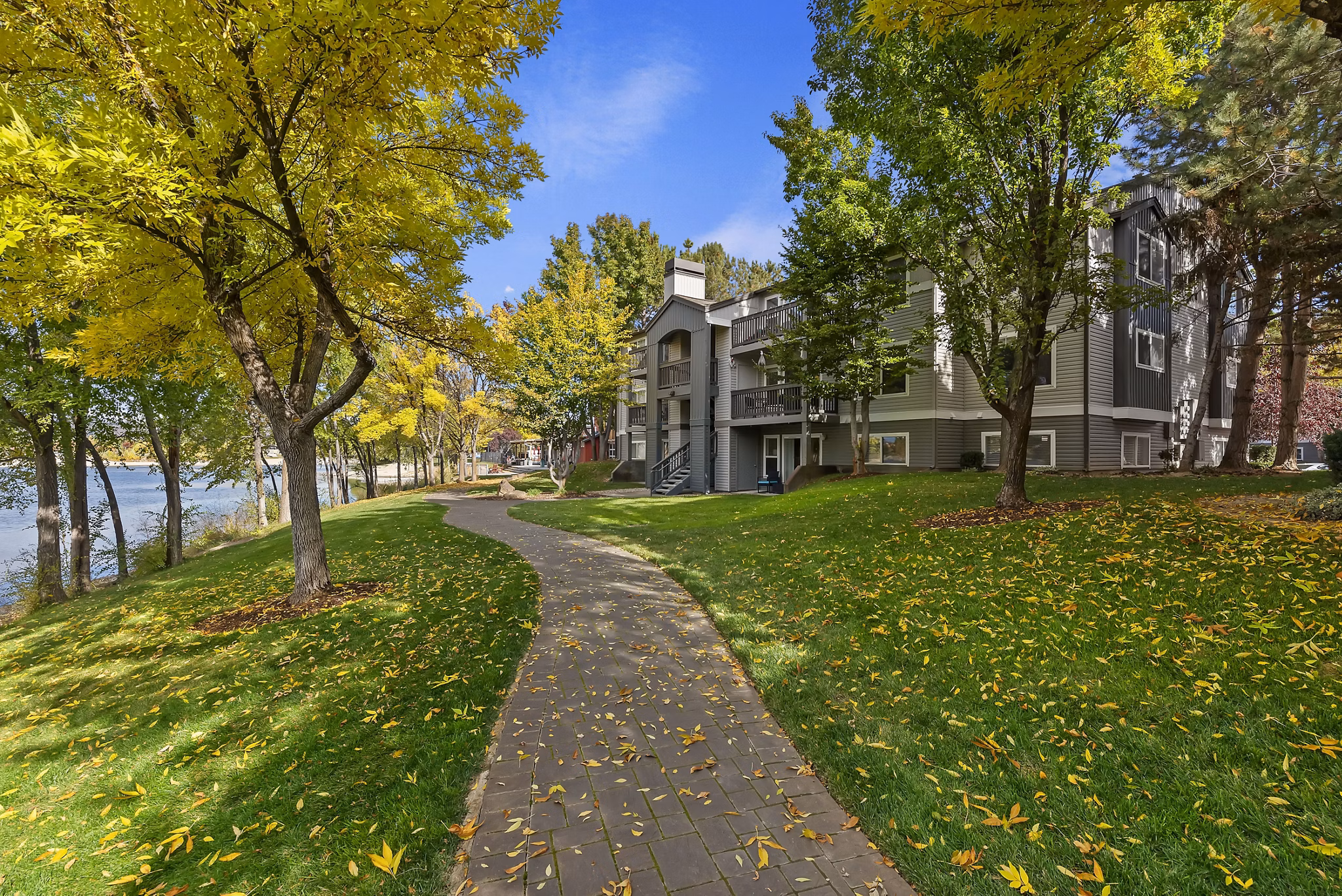 building/exterior at Whitewater Park Apartments