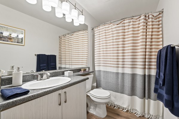 bathroom at Whitewater Park Apartments