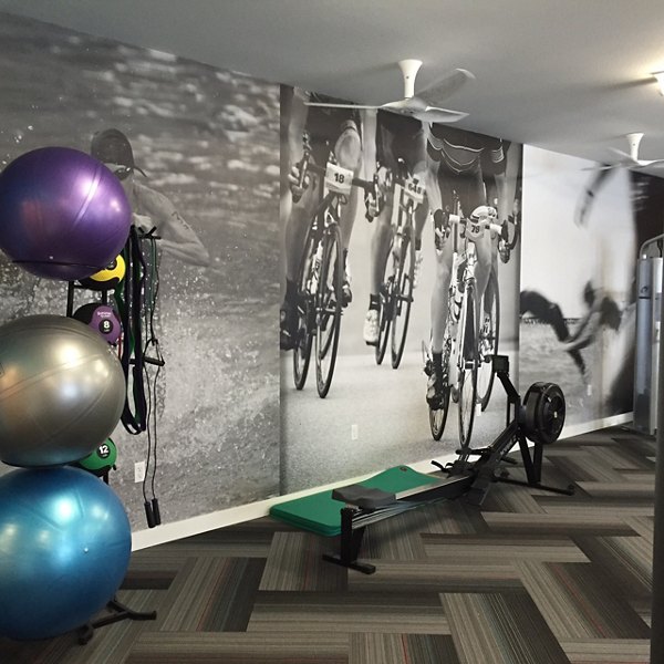fitness center at Whitewater Park Apartments