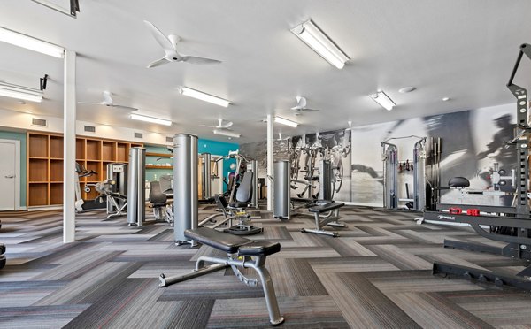 fitness center at Whitewater Park Apartments