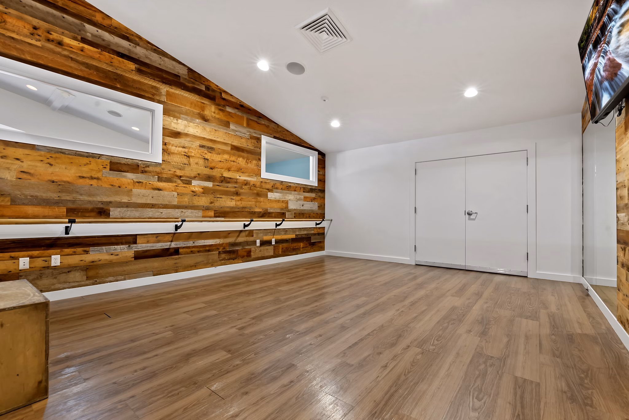 yoga studio at Whitewater Park Apartments