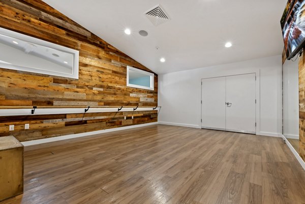 yoga studio at Whitewater Park Apartments