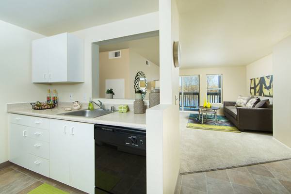 kitchen at Whitewater Park Apartments