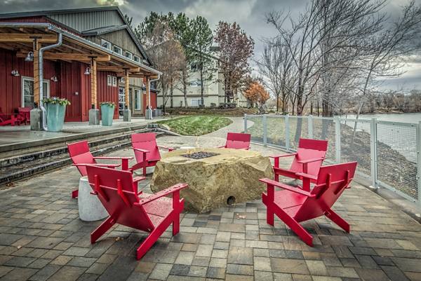 firepit at Whitewater Park Apartments