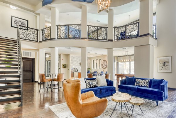 Elegant clubhouse with modern design at Artessa at Quarry Village Apartments