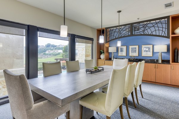 Elegant meeting facility with modern design at Artessa at Quarry Village Apartments