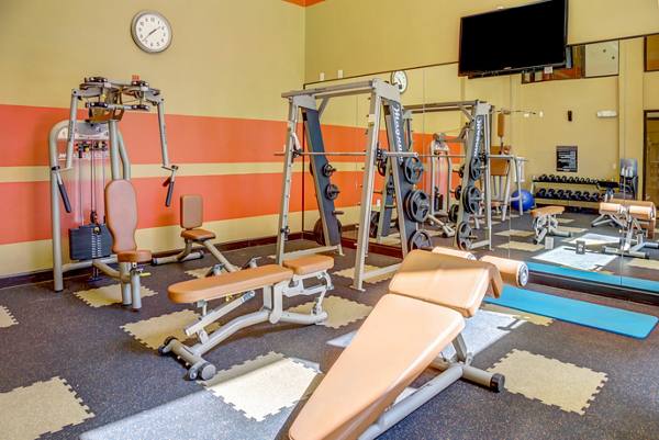 fitness center at Artessa at Quarry Village Apartments