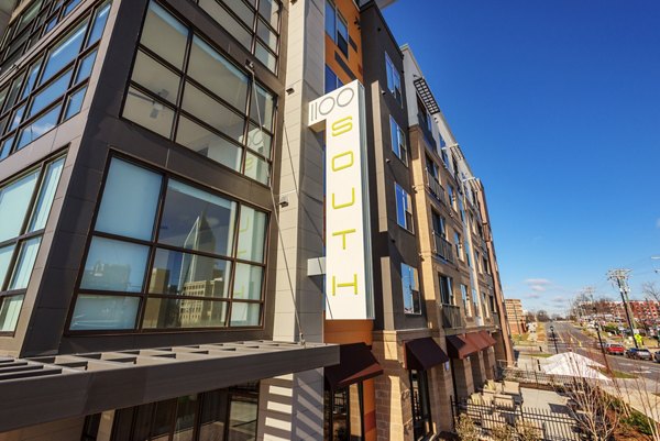 1100 South Apartments: Luxury high-rise in vibrant downtown featuring modern architecture
