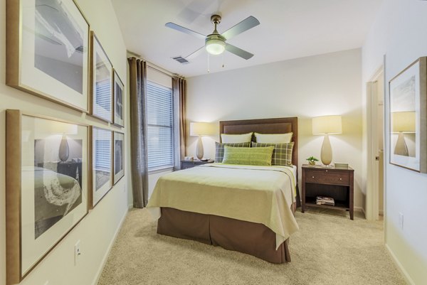 bedroom at 1100 South Apartments