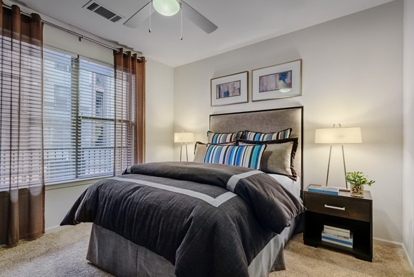 bedroom at 1100 South Apartments