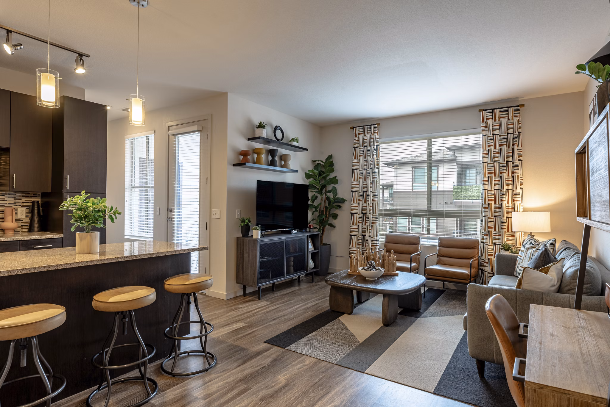 Kitchen at The View at Golden Ridge Apartments