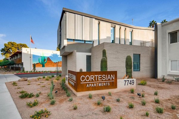 exterior at The Cortesian Apartments