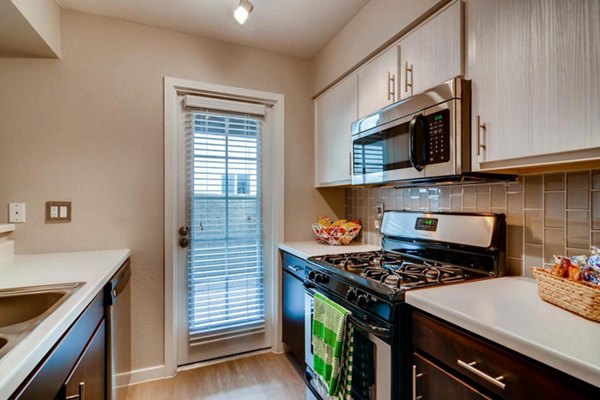 kitchen at The Cortesian Apartments