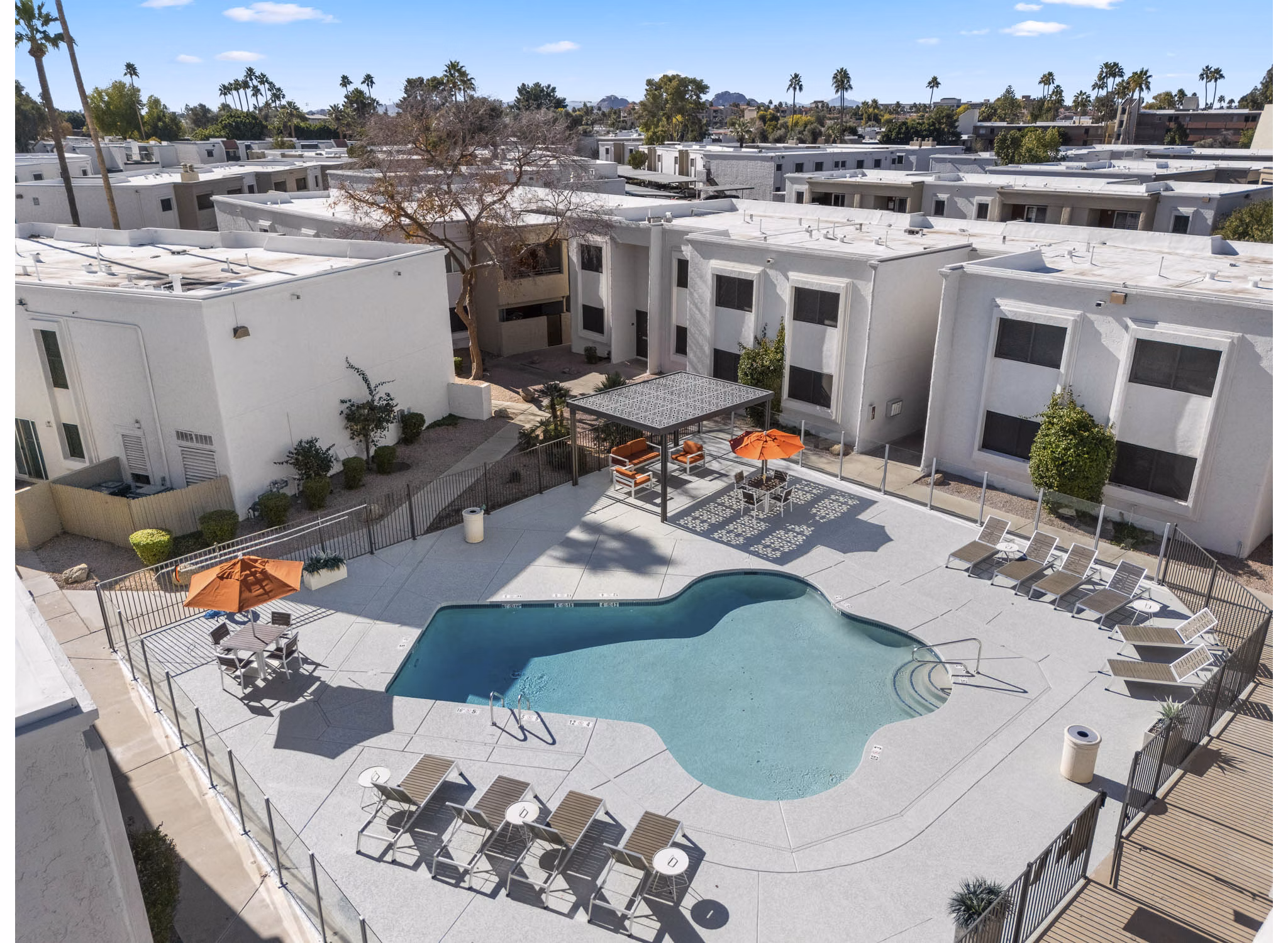 pool at The Cortesian Apartments