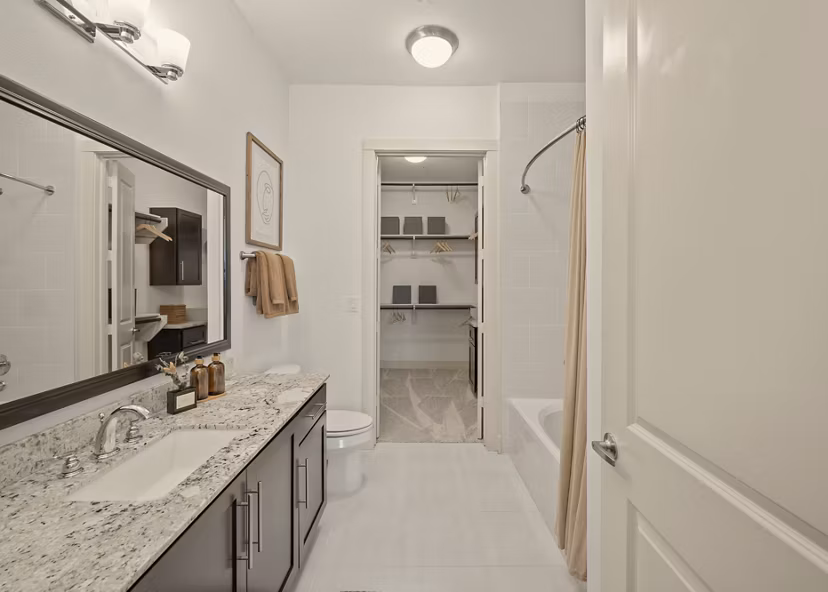 bathroom at Virage Apartments 