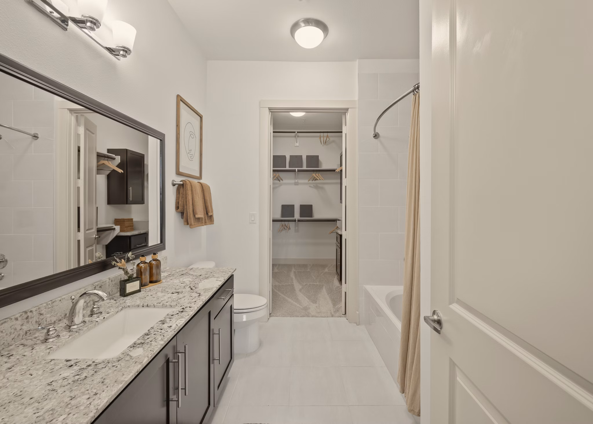 bathroom at Virage Apartments 