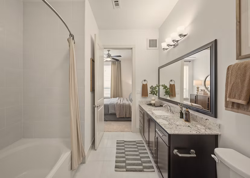 bathroom at Virage Apartments 