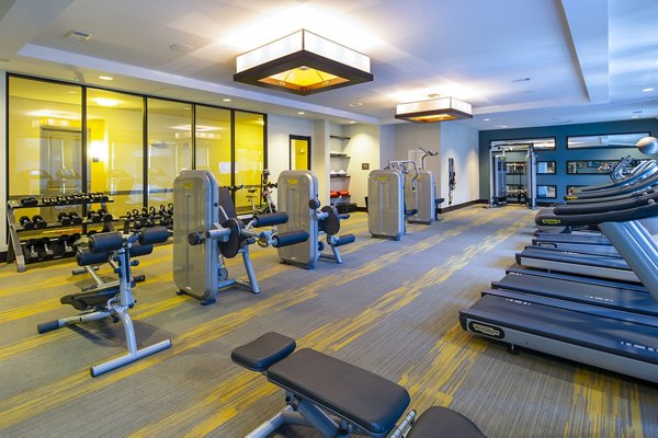 State-of-the-art fitness center at Virage Luxury Apartments featuring top-notch exercise equipment and modern design for resident wellness