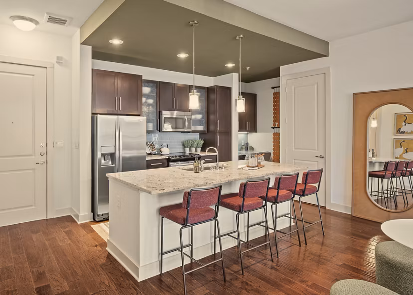 kitchen at Virage Apartments 