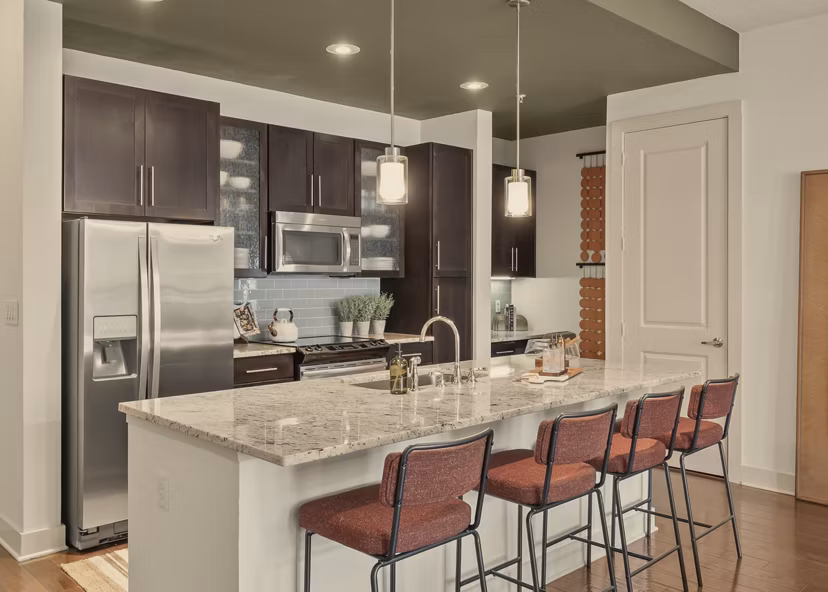kitchen at Virage Apartments 