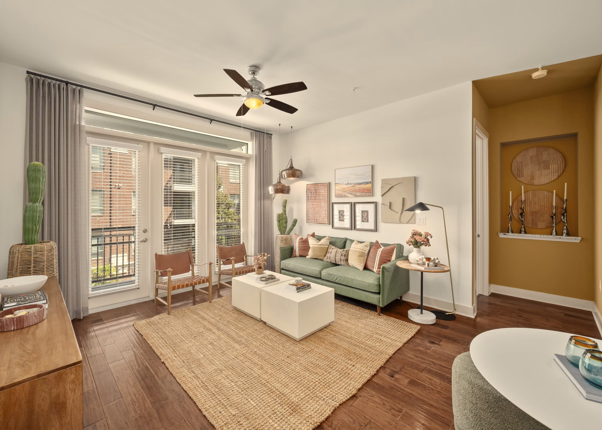 living room at Virage Apartments 