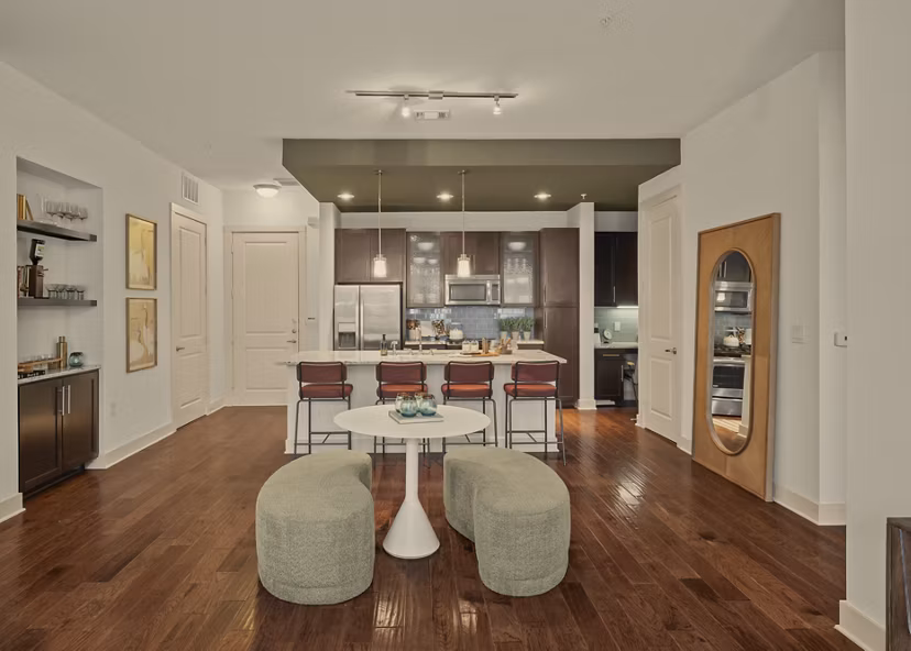 living room at Virage Apartments 