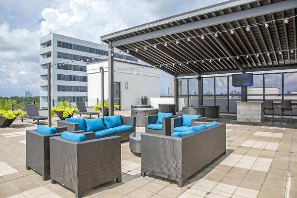 rooftop deck at Virage Luxury Apartments
