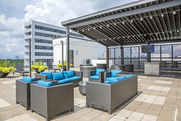 rooftop deck at Virage Luxury Apartments
