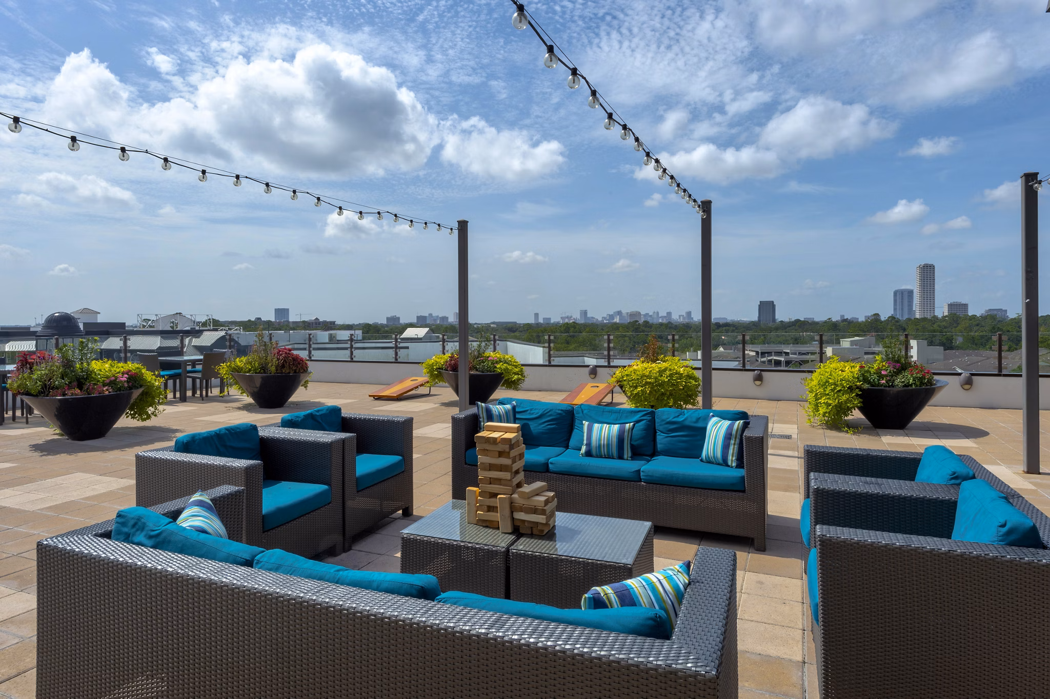 grill area at Virage Apartments 