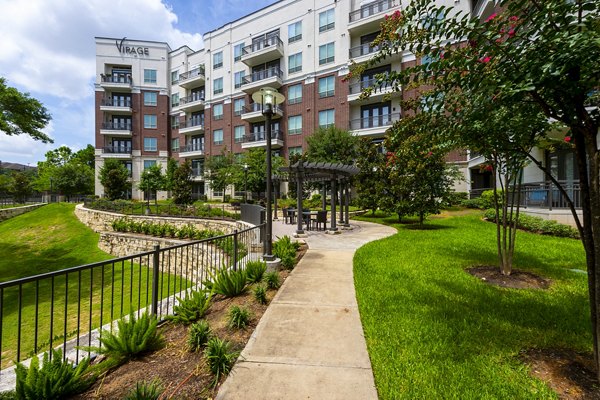 courtyard at Virage Luxury Apartments      