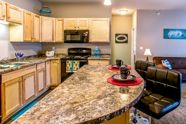 kitchen at Fair Hills Apartments