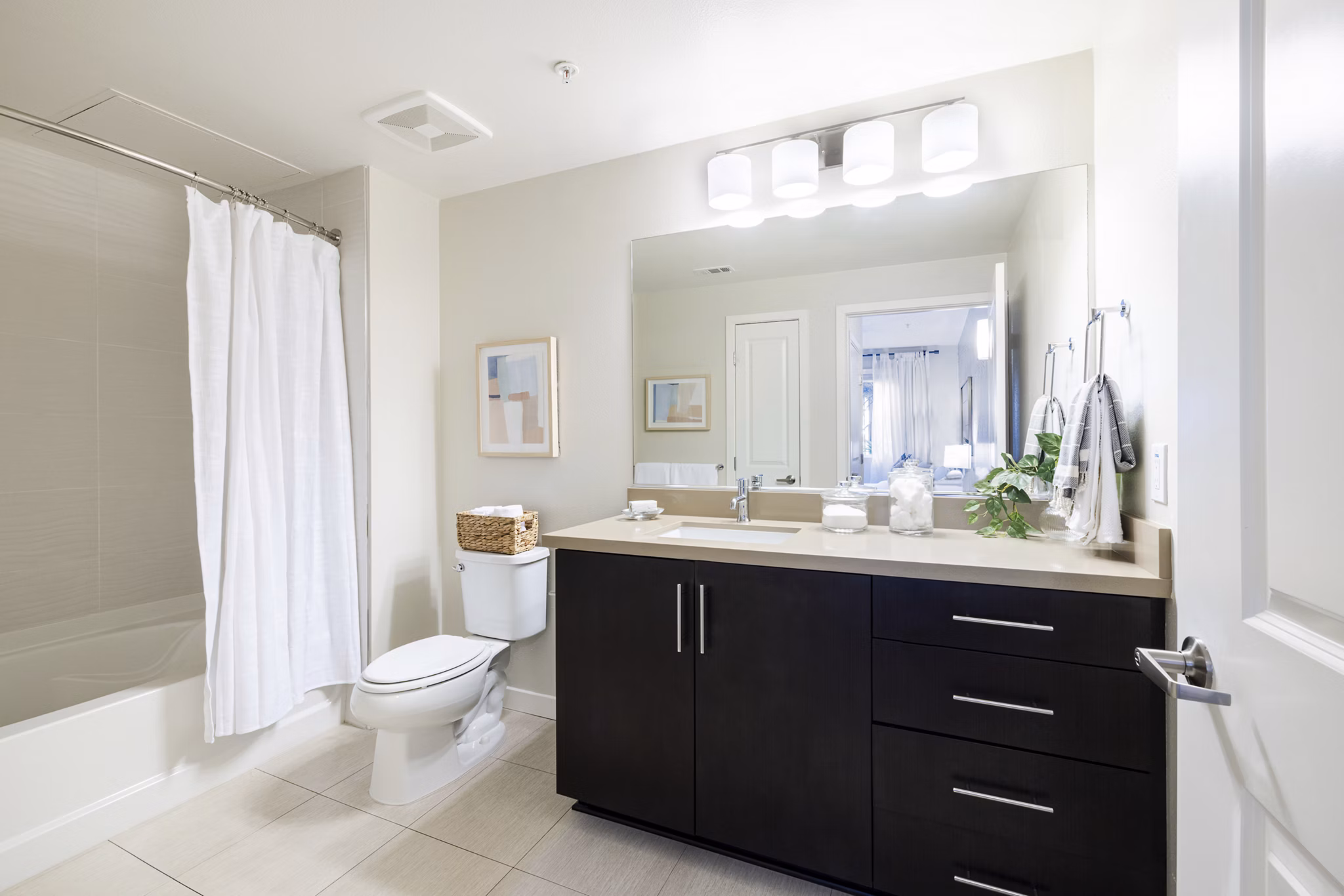 bathroom at Elan Huntington Beach Apartments
