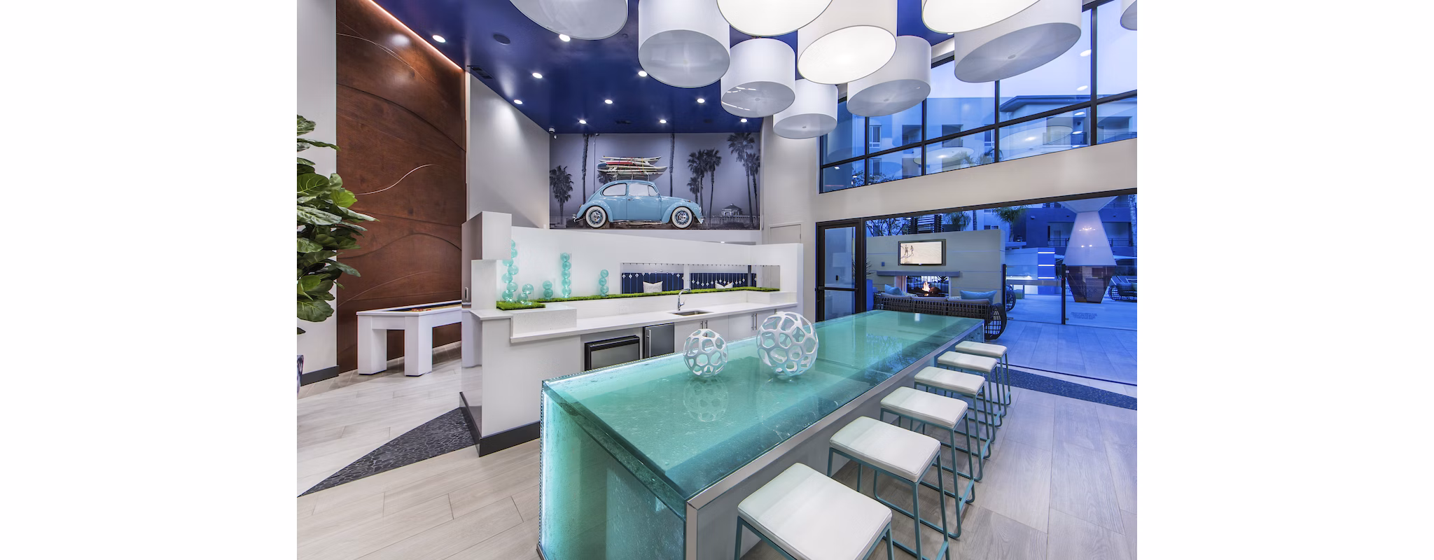 clubhouse at Elan Huntington Beach Apartments