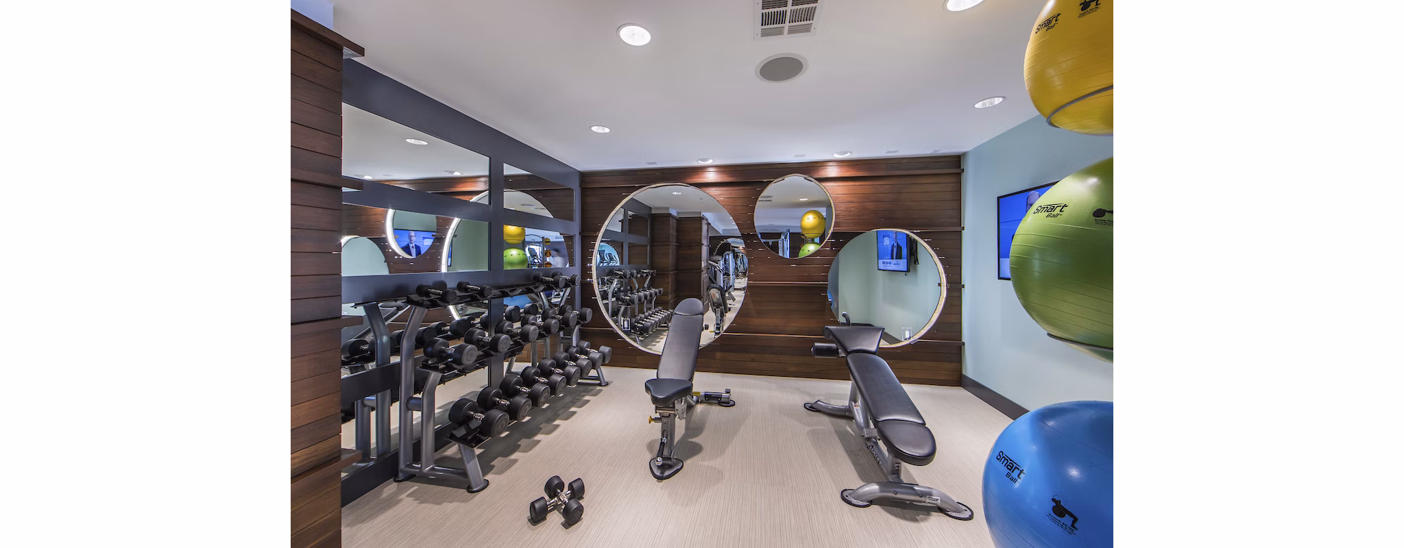fitness center at Elan Huntington Beach Apartments