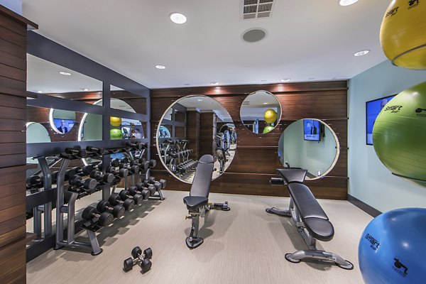 fitness center at Elan Huntington Beach Apartments